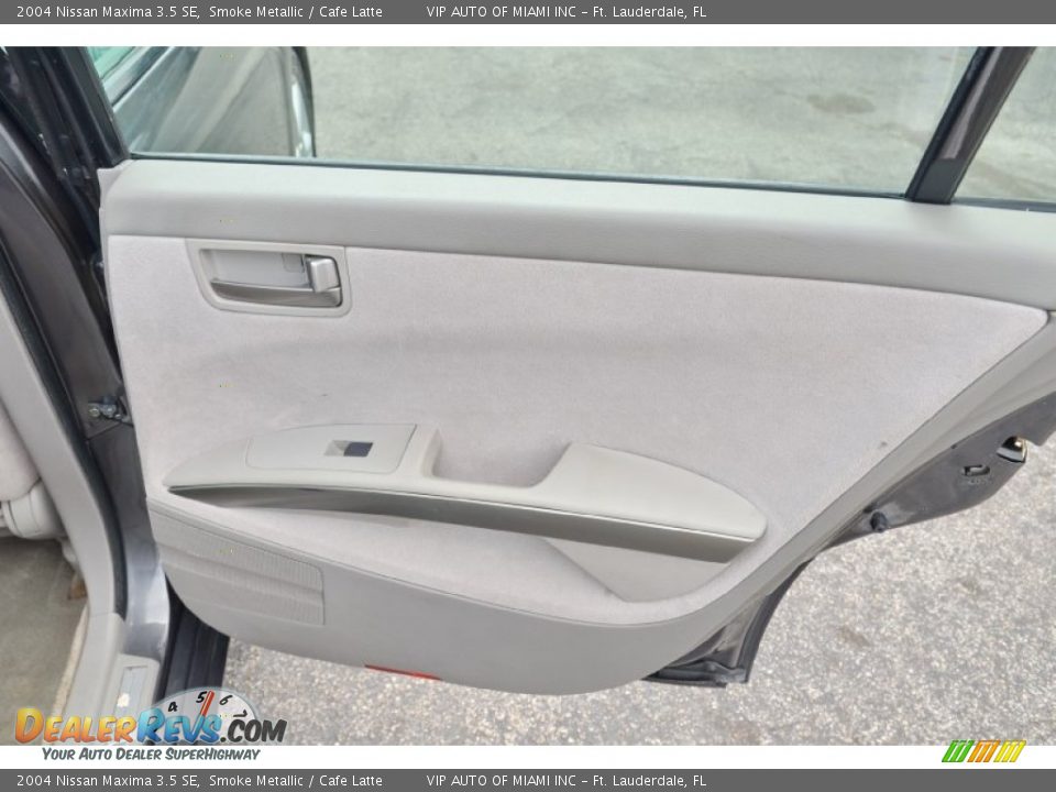 2004 Nissan Maxima 3.5 SE Smoke Metallic / Cafe Latte Photo #12