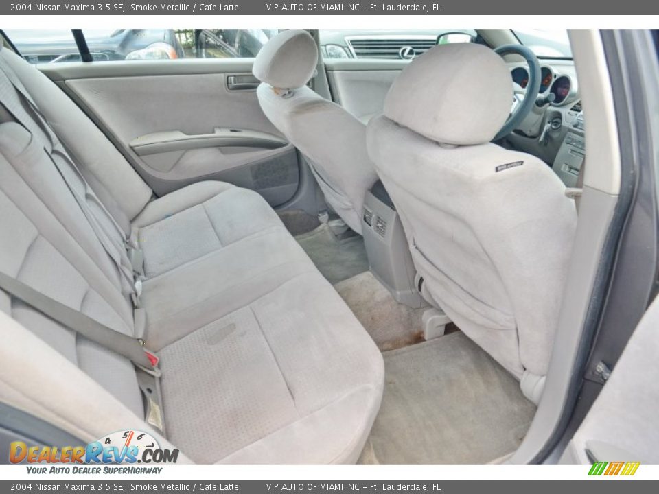 2004 Nissan Maxima 3.5 SE Smoke Metallic / Cafe Latte Photo #13