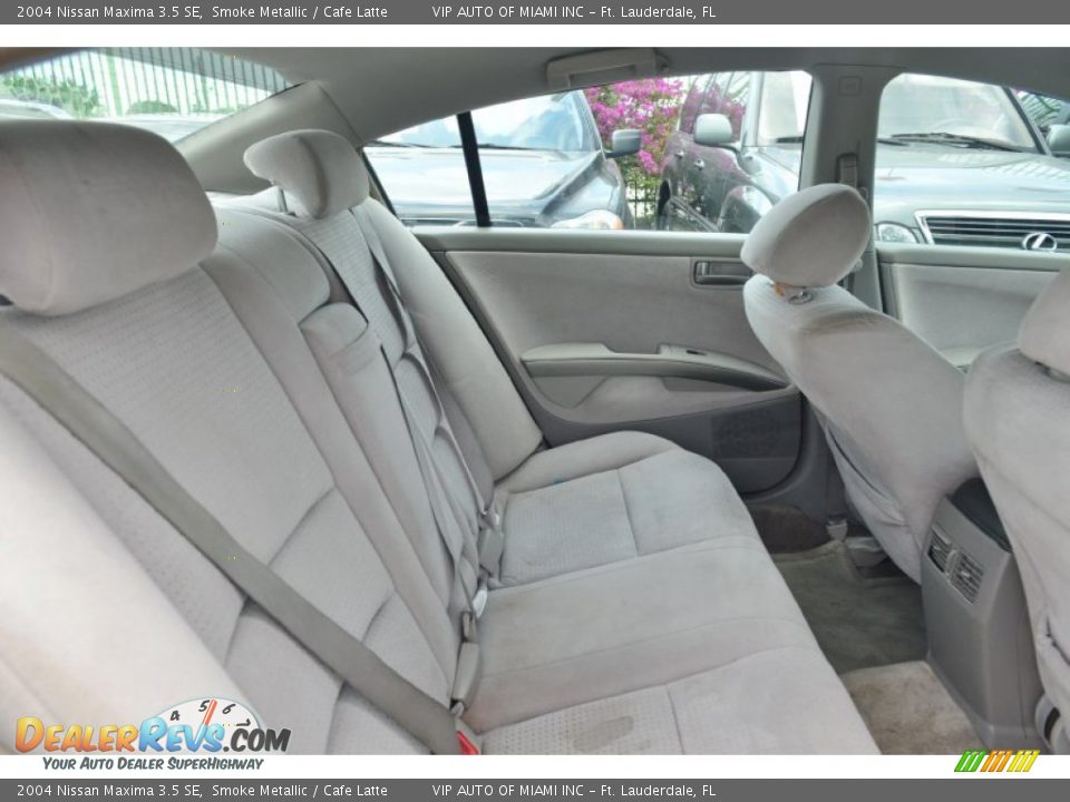 2004 Nissan Maxima 3.5 SE Smoke Metallic / Cafe Latte Photo #14