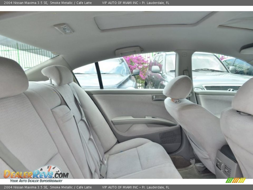 2004 Nissan Maxima 3.5 SE Smoke Metallic / Cafe Latte Photo #15