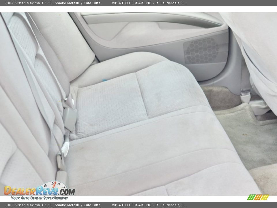 2004 Nissan Maxima 3.5 SE Smoke Metallic / Cafe Latte Photo #17