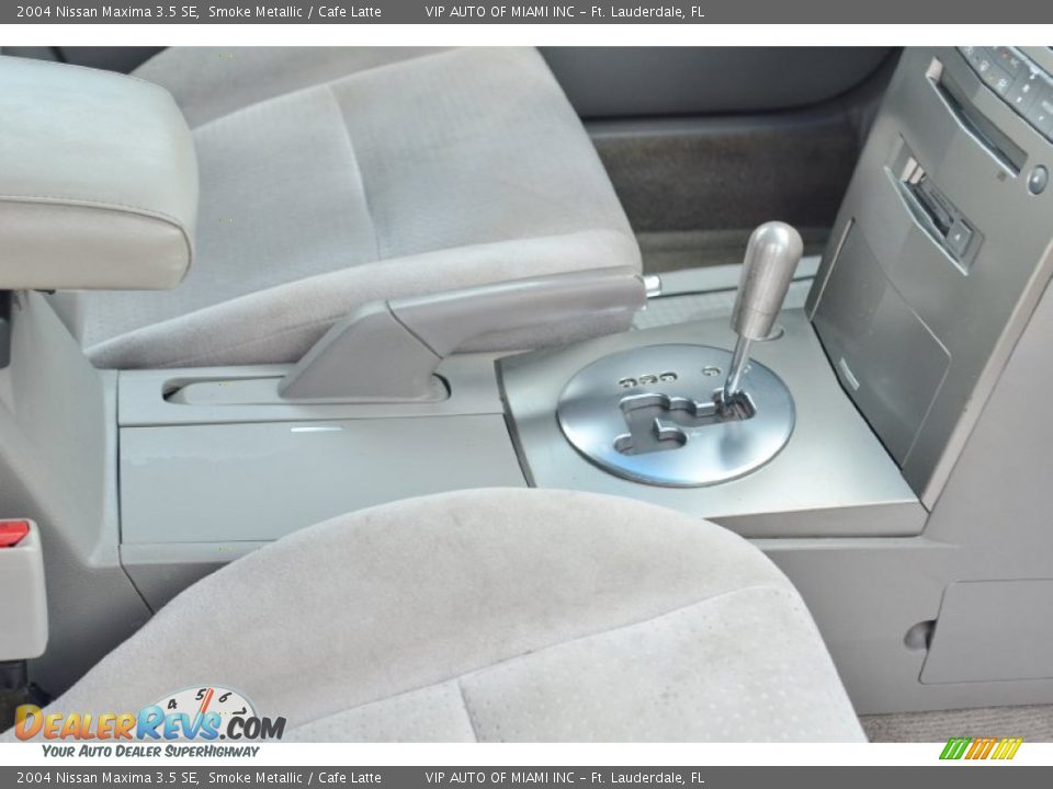 2004 Nissan Maxima 3.5 SE Smoke Metallic / Cafe Latte Photo #25
