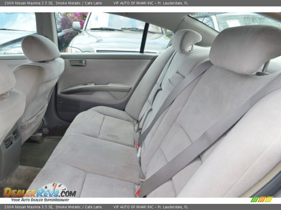 2004 Nissan Maxima 3.5 SE Smoke Metallic / Cafe Latte Photo #31