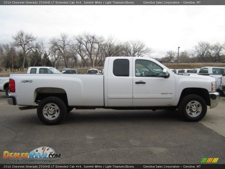 2010 Chevrolet Silverado 2500HD LT Extended Cab 4x4 Summit White / Light Titanium/Ebony Photo #23