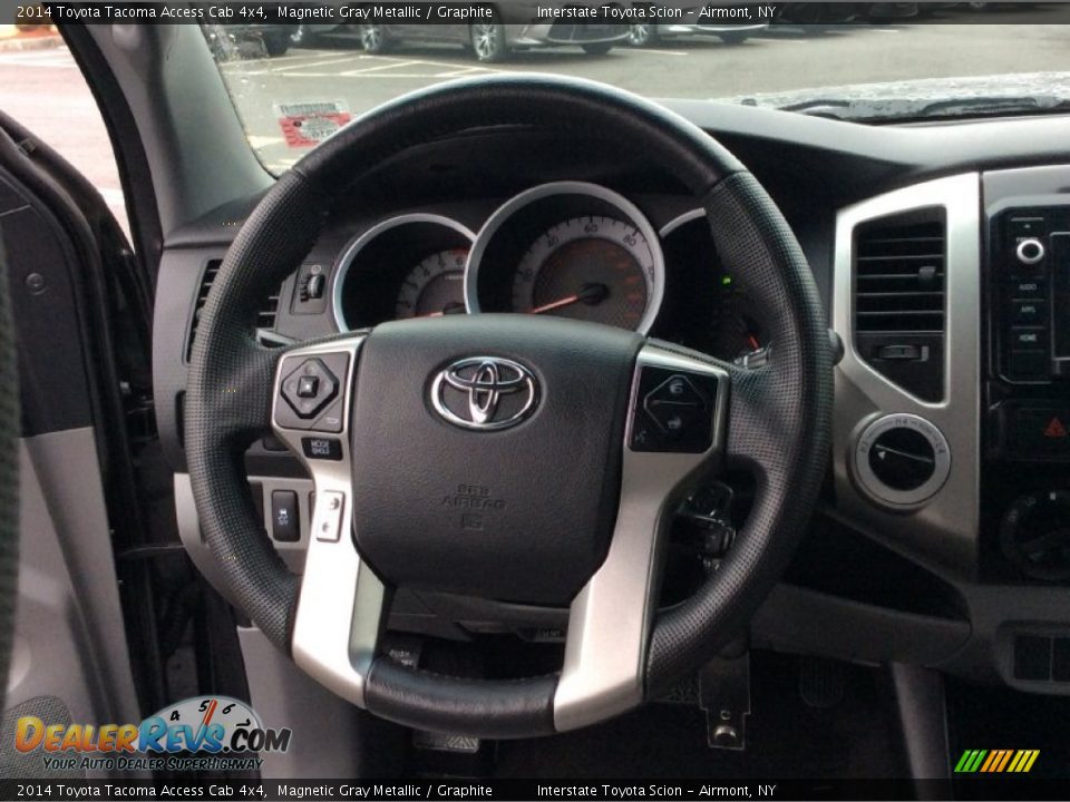 2014 Toyota Tacoma Access Cab 4x4 Magnetic Gray Metallic / Graphite Photo #12