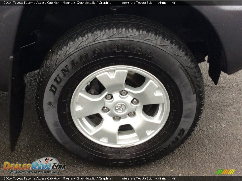 2014 Toyota Tacoma Access Cab 4x4 Magnetic Gray Metallic / Graphite Photo #21
