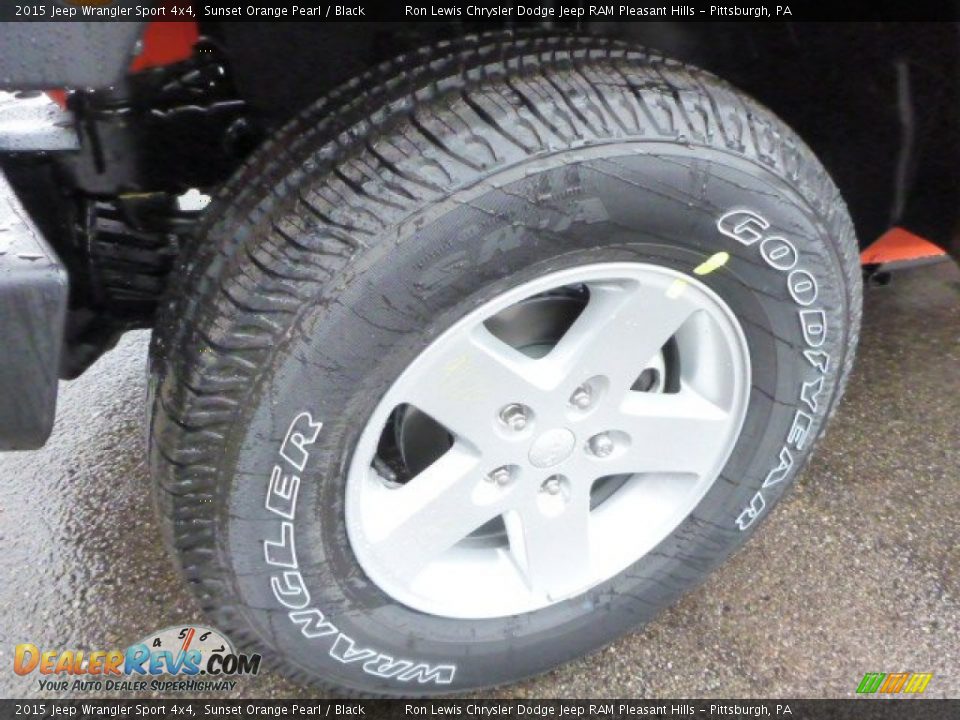 2015 Jeep Wrangler Sport 4x4 Sunset Orange Pearl / Black Photo #11