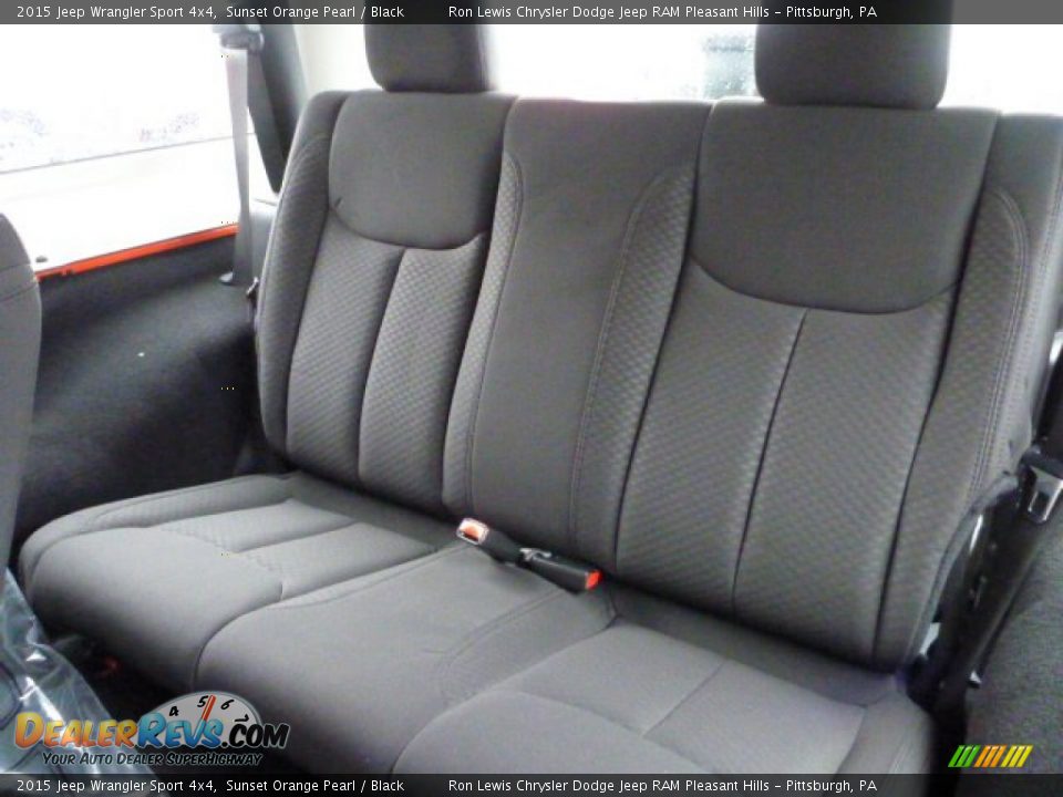 2015 Jeep Wrangler Sport 4x4 Sunset Orange Pearl / Black Photo #13