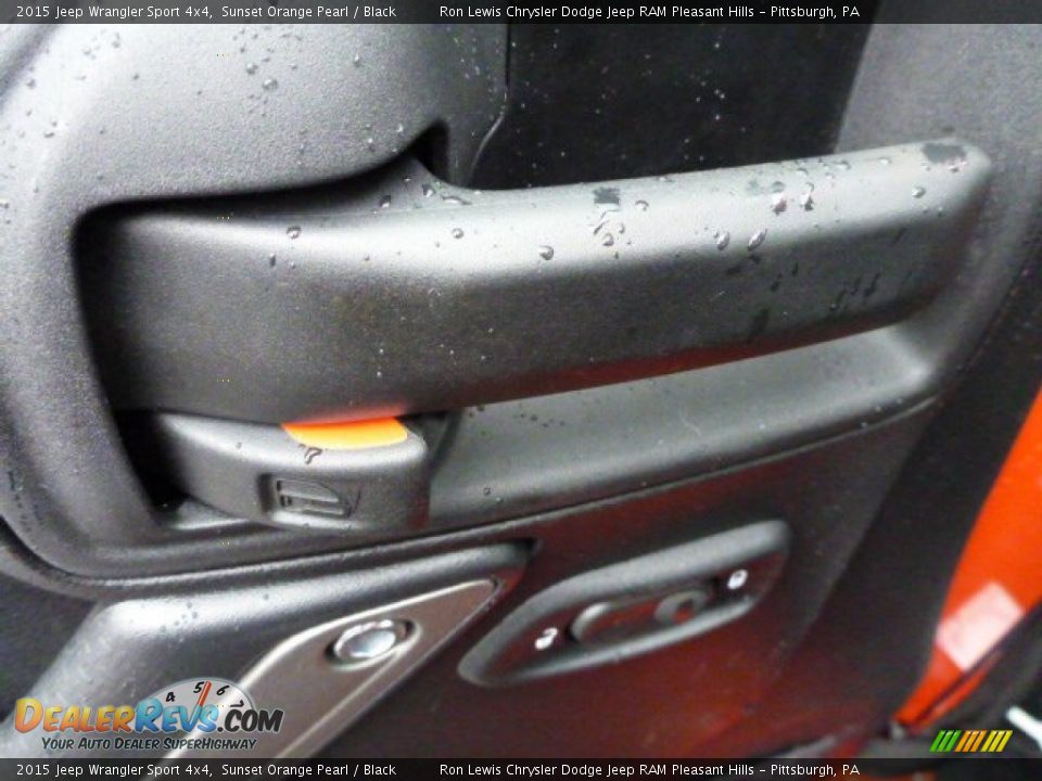 2015 Jeep Wrangler Sport 4x4 Sunset Orange Pearl / Black Photo #15