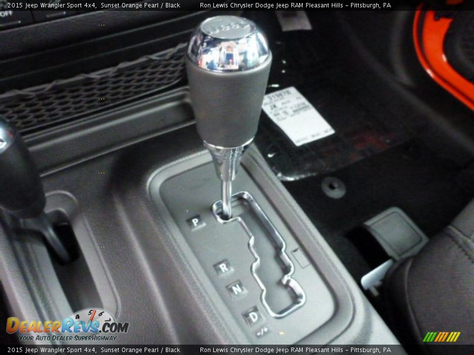 2015 Jeep Wrangler Sport 4x4 Sunset Orange Pearl / Black Photo #17