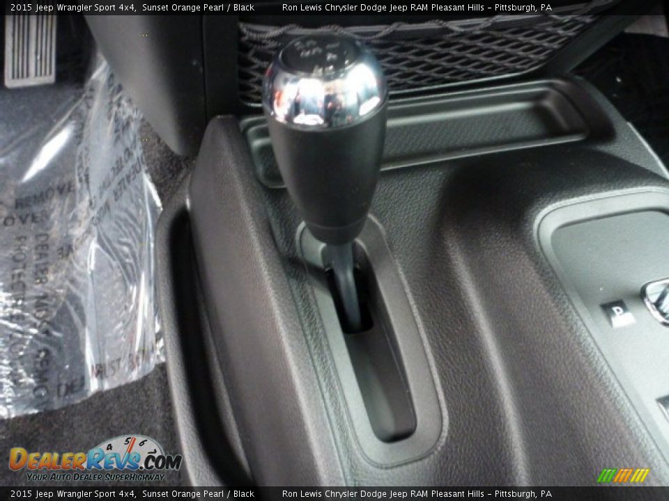2015 Jeep Wrangler Sport 4x4 Sunset Orange Pearl / Black Photo #18