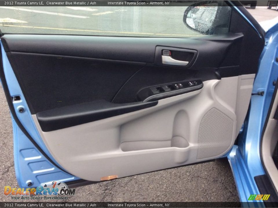 2012 Toyota Camry LE Clearwater Blue Metallic / Ash Photo #7