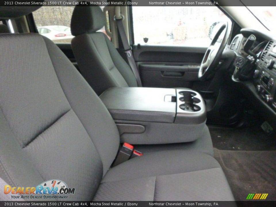 2013 Chevrolet Silverado 1500 LT Crew Cab 4x4 Mocha Steel Metallic / Ebony Photo #10