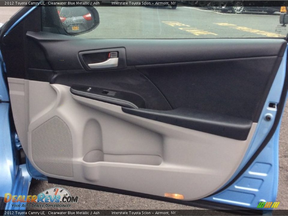 2012 Toyota Camry LE Clearwater Blue Metallic / Ash Photo #19