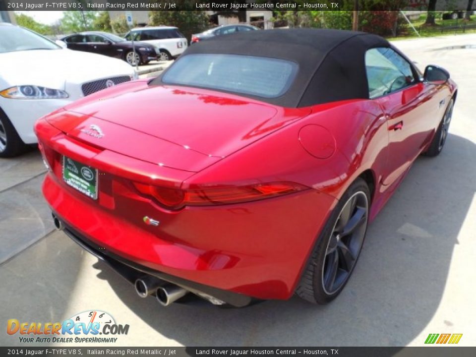 2014 Jaguar F-TYPE V8 S Italian Racing Red Metallic / Jet Photo #8