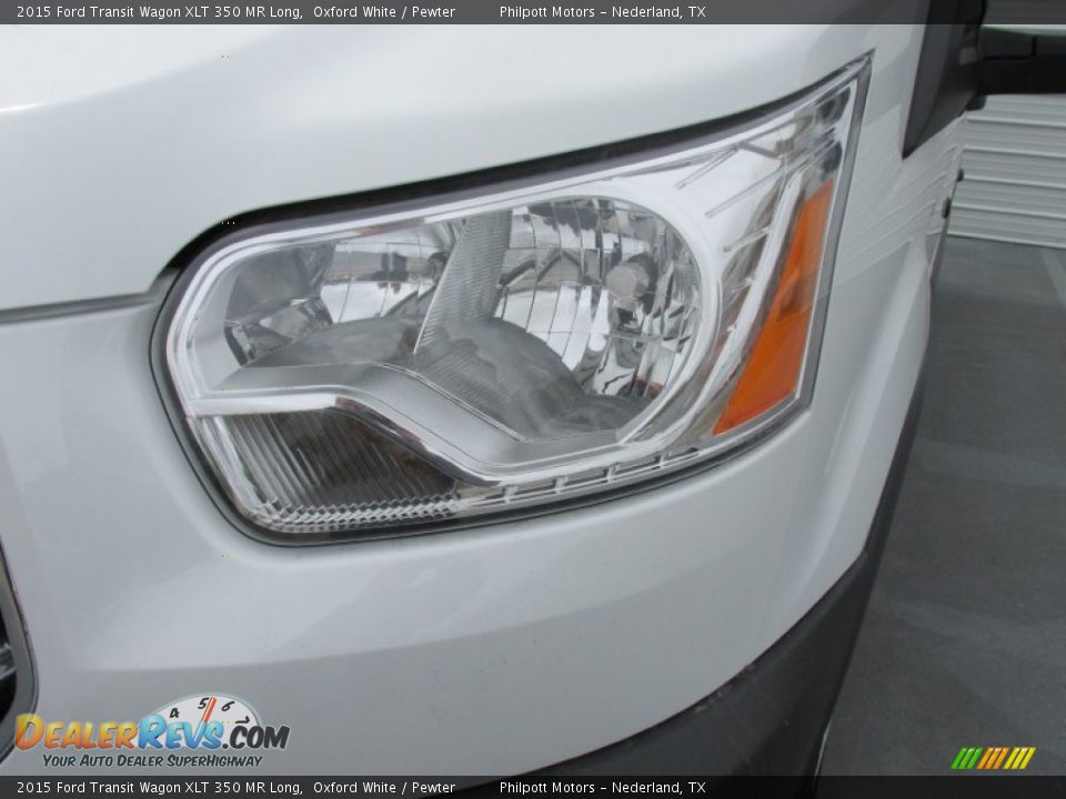 2015 Ford Transit Wagon XLT 350 MR Long Oxford White / Pewter Photo #9