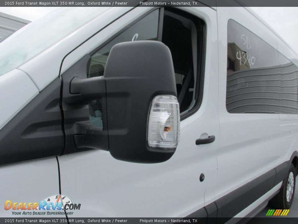 2015 Ford Transit Wagon XLT 350 MR Long Oxford White / Pewter Photo #12