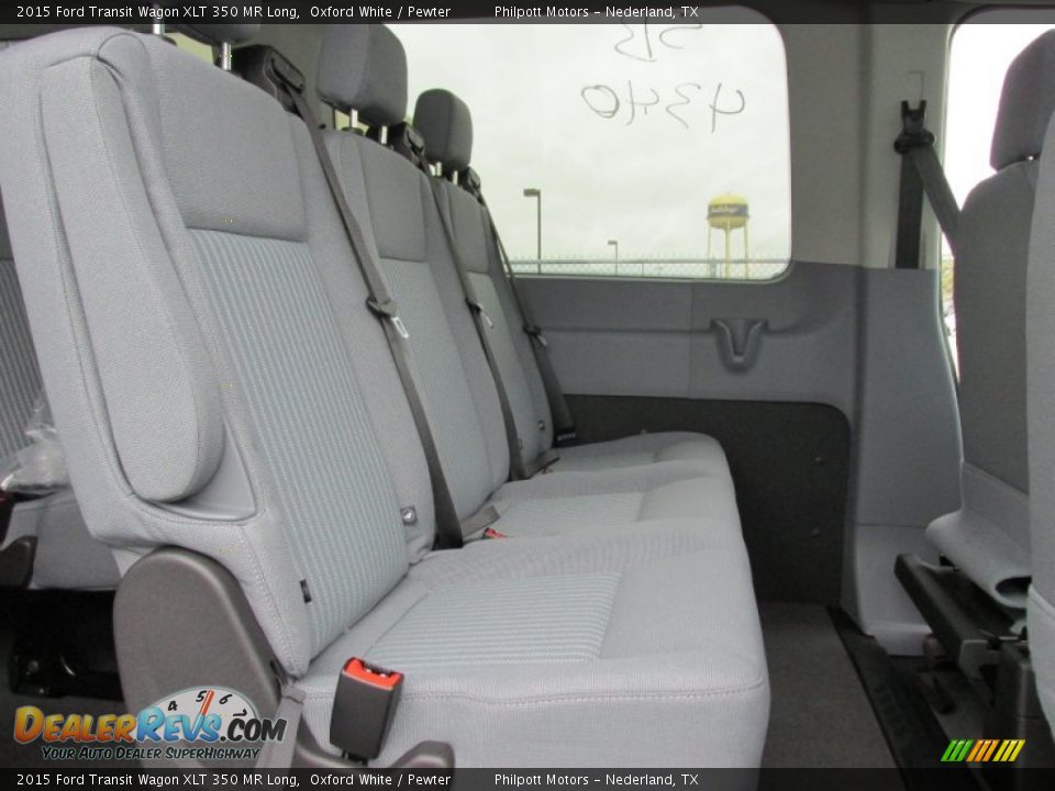 Rear Seat of 2015 Ford Transit Wagon XLT 350 MR Long Photo #17