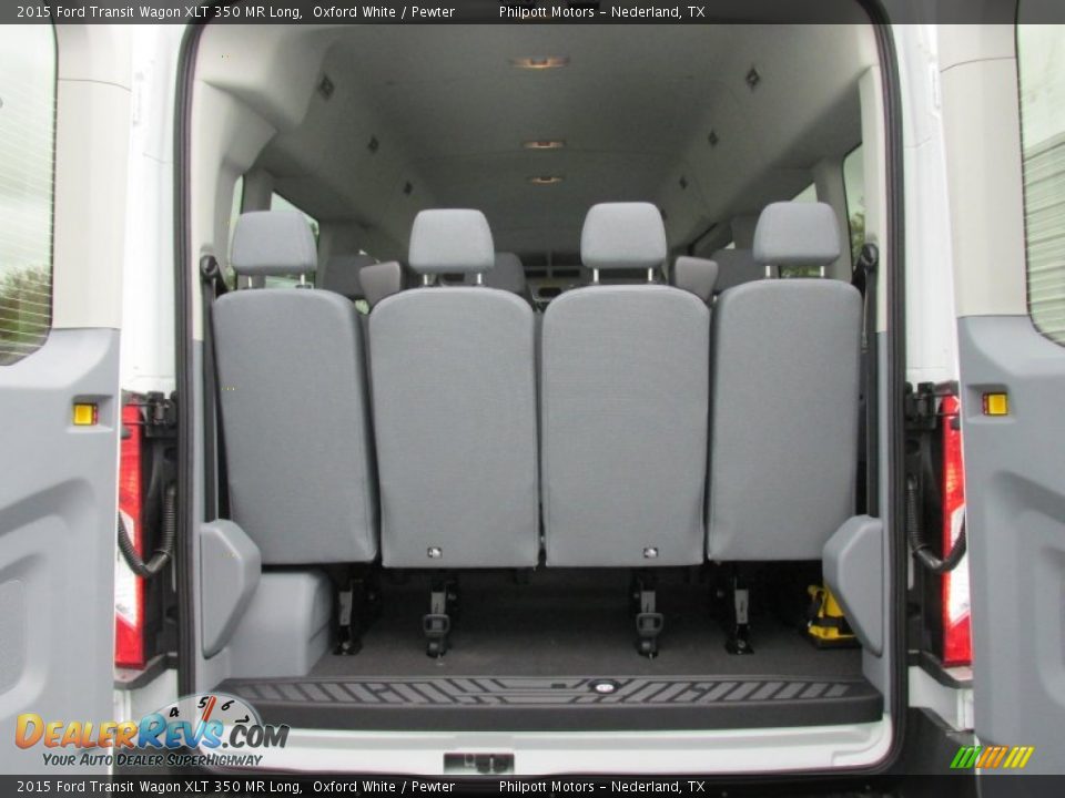 2015 Ford Transit Wagon XLT 350 MR Long Oxford White / Pewter Photo #19
