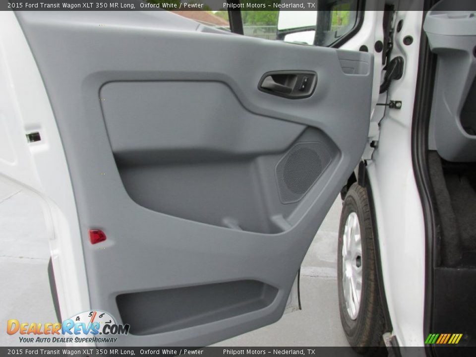 Door Panel of 2015 Ford Transit Wagon XLT 350 MR Long Photo #21