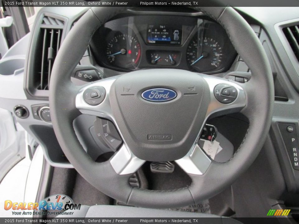 2015 Ford Transit Wagon XLT 350 MR Long Steering Wheel Photo #31