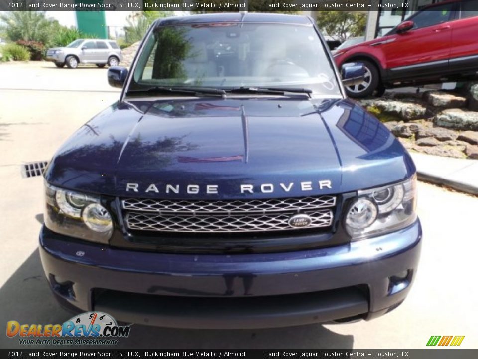 2012 Land Rover Range Rover Sport HSE LUX Buckingham Blue Metallic / Almond Photo #6