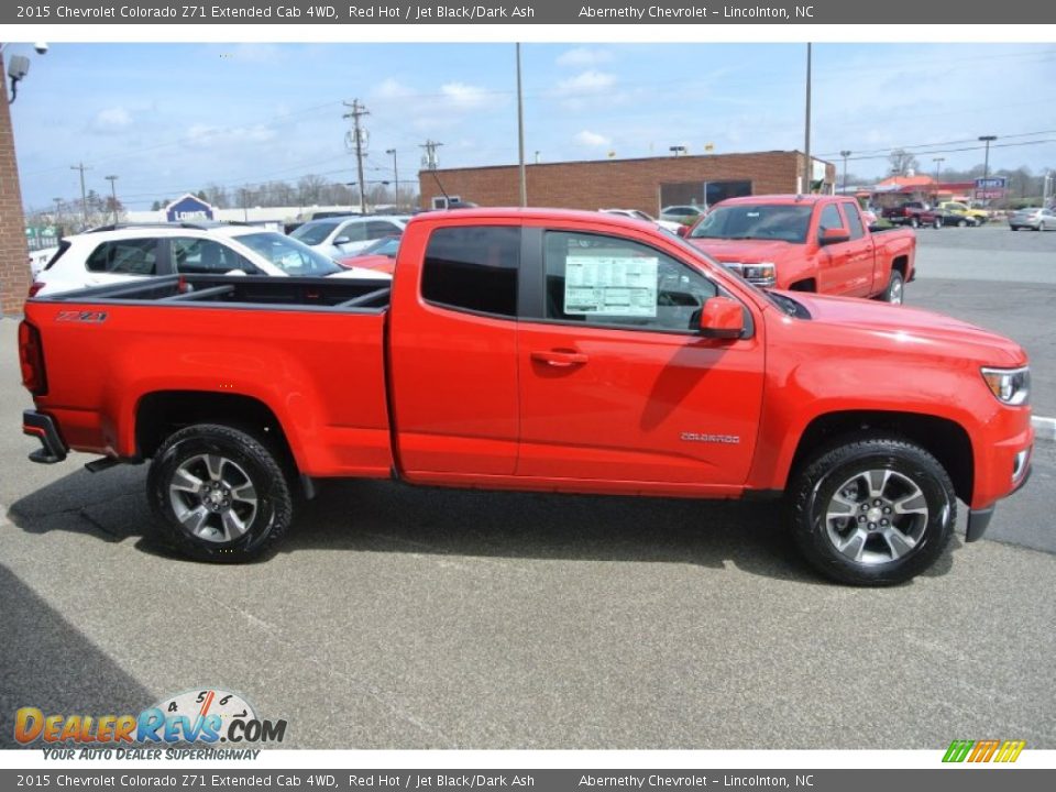 Red Hot 2015 Chevrolet Colorado Z71 Extended Cab 4WD Photo #6