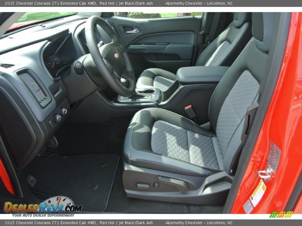 Jet Black/Dark Ash Interior - 2015 Chevrolet Colorado Z71 Extended Cab 4WD Photo #8