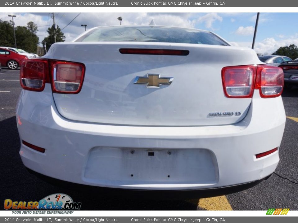 2014 Chevrolet Malibu LT Summit White / Cocoa/Light Neutral Photo #6