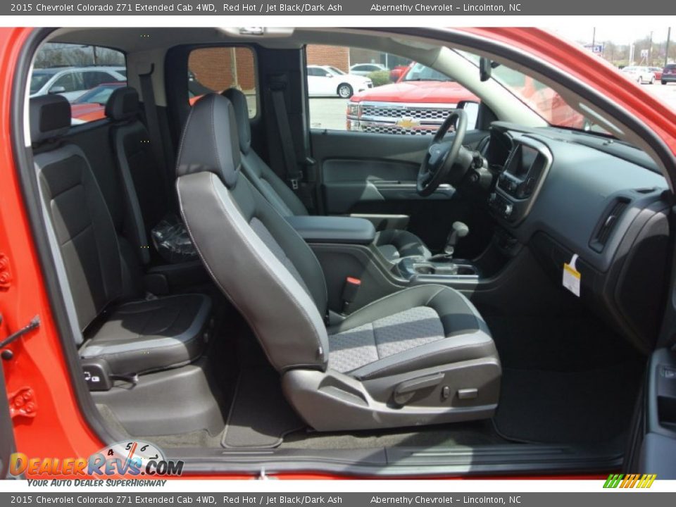 Jet Black/Dark Ash Interior - 2015 Chevrolet Colorado Z71 Extended Cab 4WD Photo #19