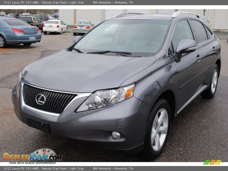 2012 Lexus RX 350 AWD Nebula Gray Pearl / Light Gray Photo #1
