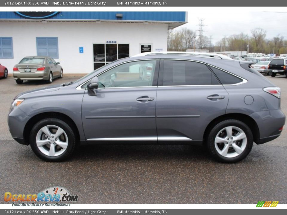 2012 Lexus RX 350 AWD Nebula Gray Pearl / Light Gray Photo #2