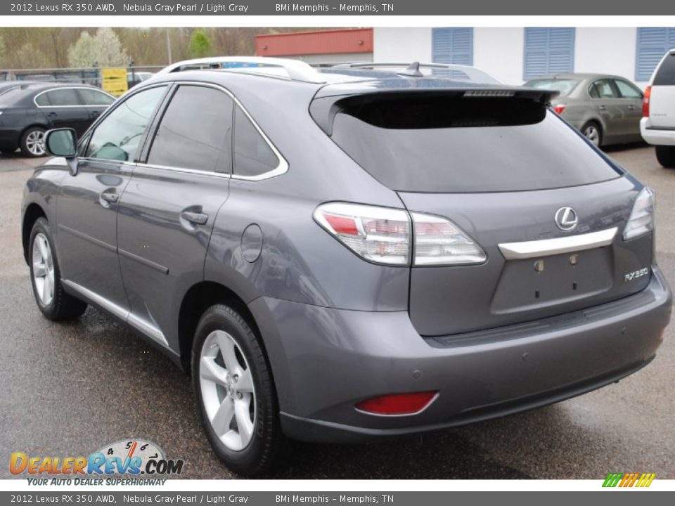 2012 Lexus RX 350 AWD Nebula Gray Pearl / Light Gray Photo #3