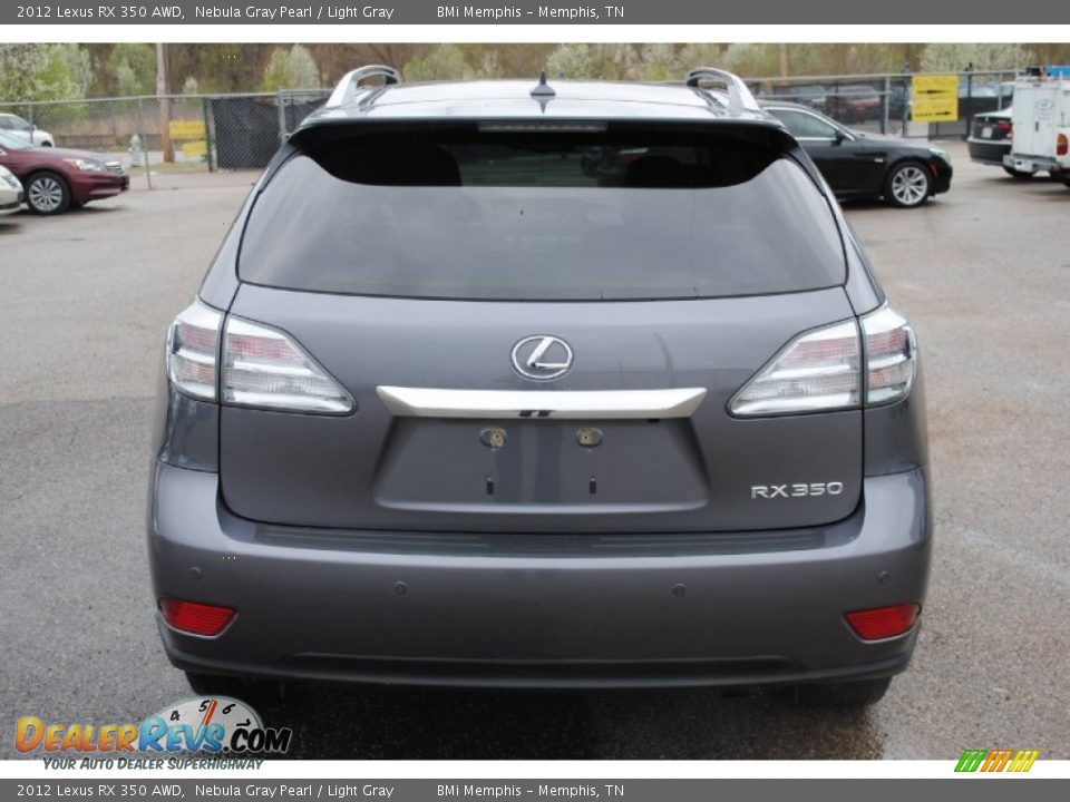 2012 Lexus RX 350 AWD Nebula Gray Pearl / Light Gray Photo #4