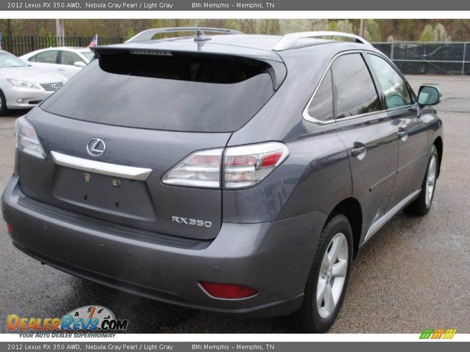 2012 Lexus RX 350 AWD Nebula Gray Pearl / Light Gray Photo #5