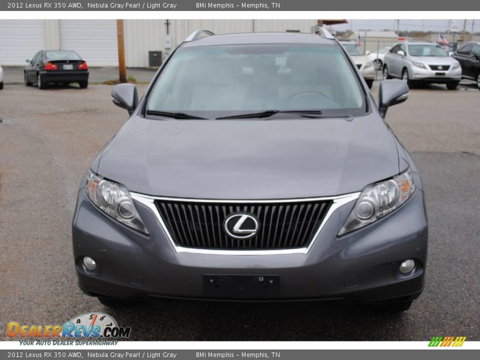 2012 Lexus RX 350 AWD Nebula Gray Pearl / Light Gray Photo #8