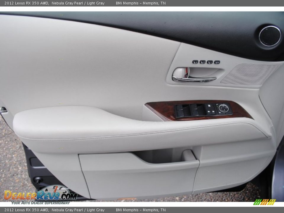 2012 Lexus RX 350 AWD Nebula Gray Pearl / Light Gray Photo #9
