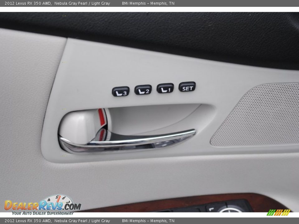 2012 Lexus RX 350 AWD Nebula Gray Pearl / Light Gray Photo #10