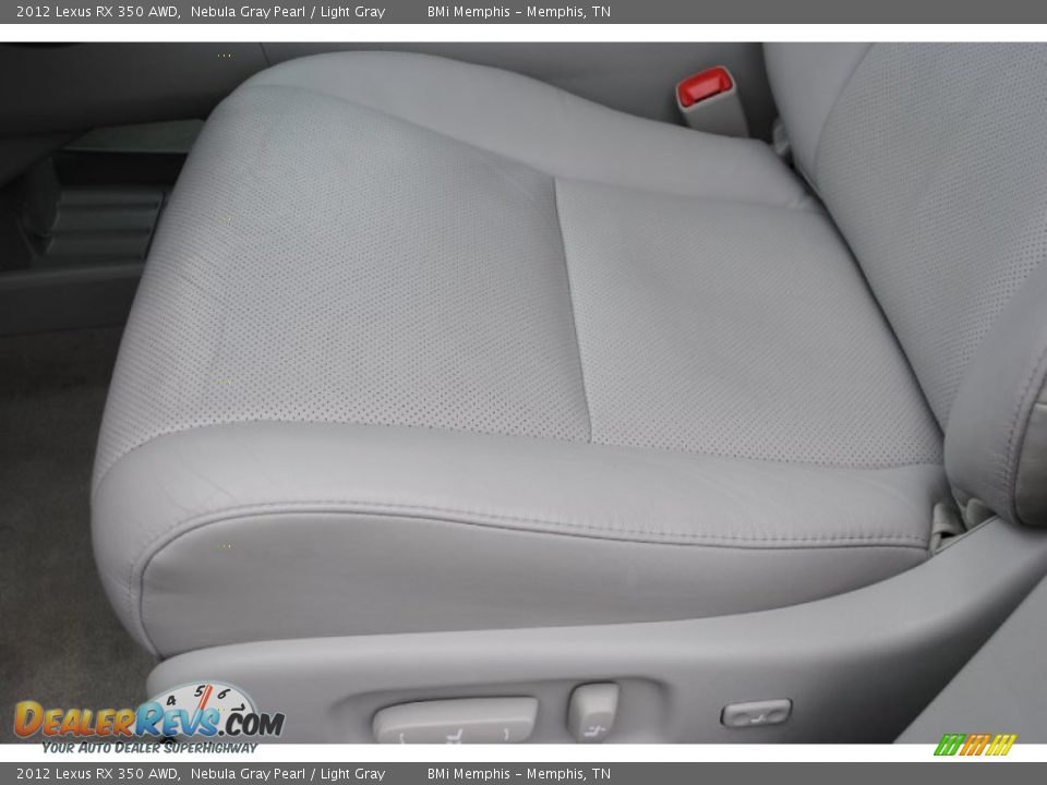 2012 Lexus RX 350 AWD Nebula Gray Pearl / Light Gray Photo #12