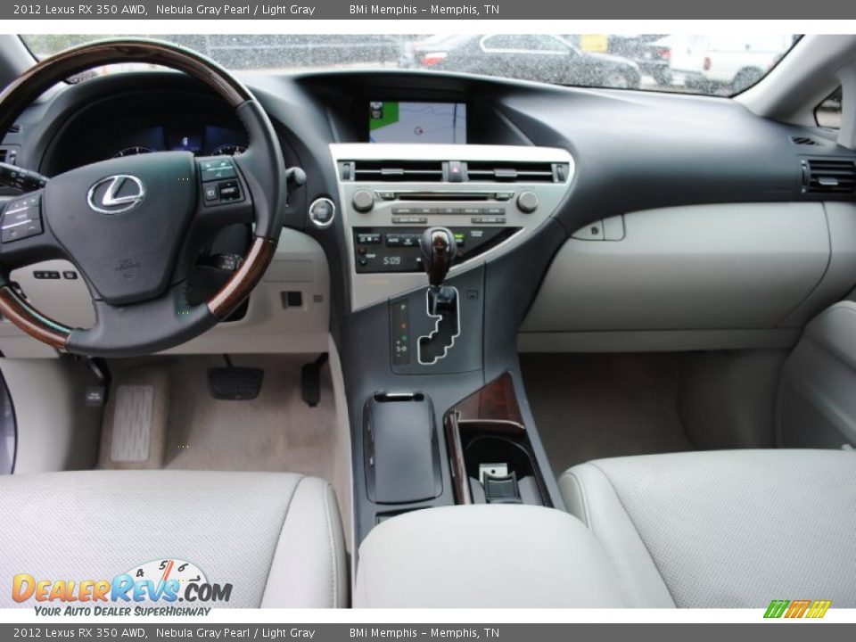 2012 Lexus RX 350 AWD Nebula Gray Pearl / Light Gray Photo #13