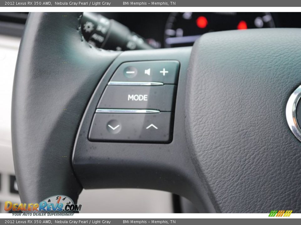 2012 Lexus RX 350 AWD Nebula Gray Pearl / Light Gray Photo #15
