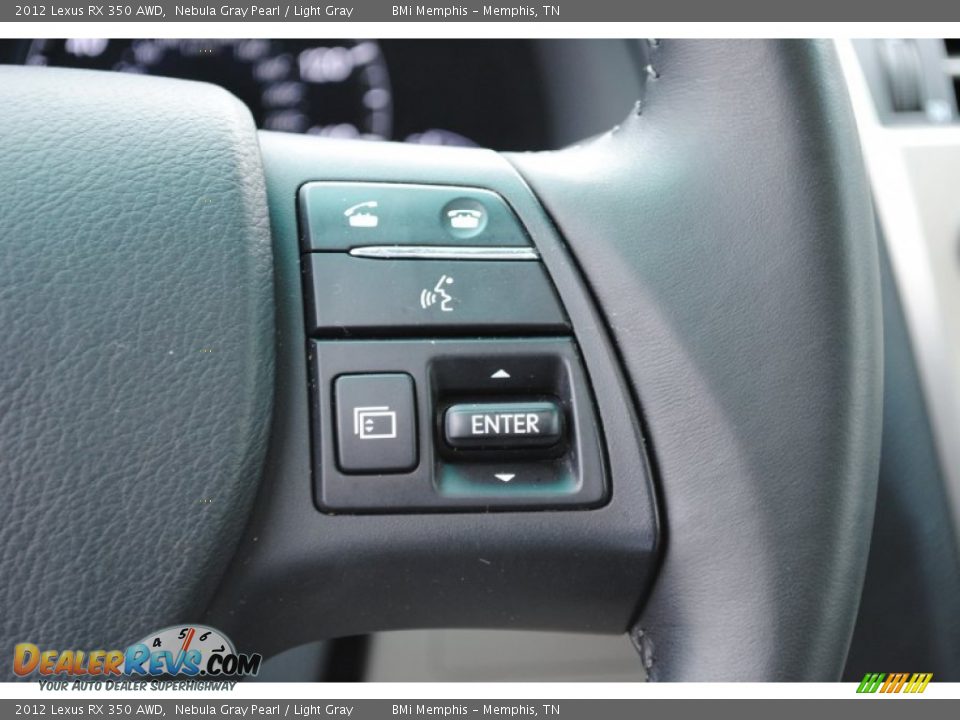2012 Lexus RX 350 AWD Nebula Gray Pearl / Light Gray Photo #16