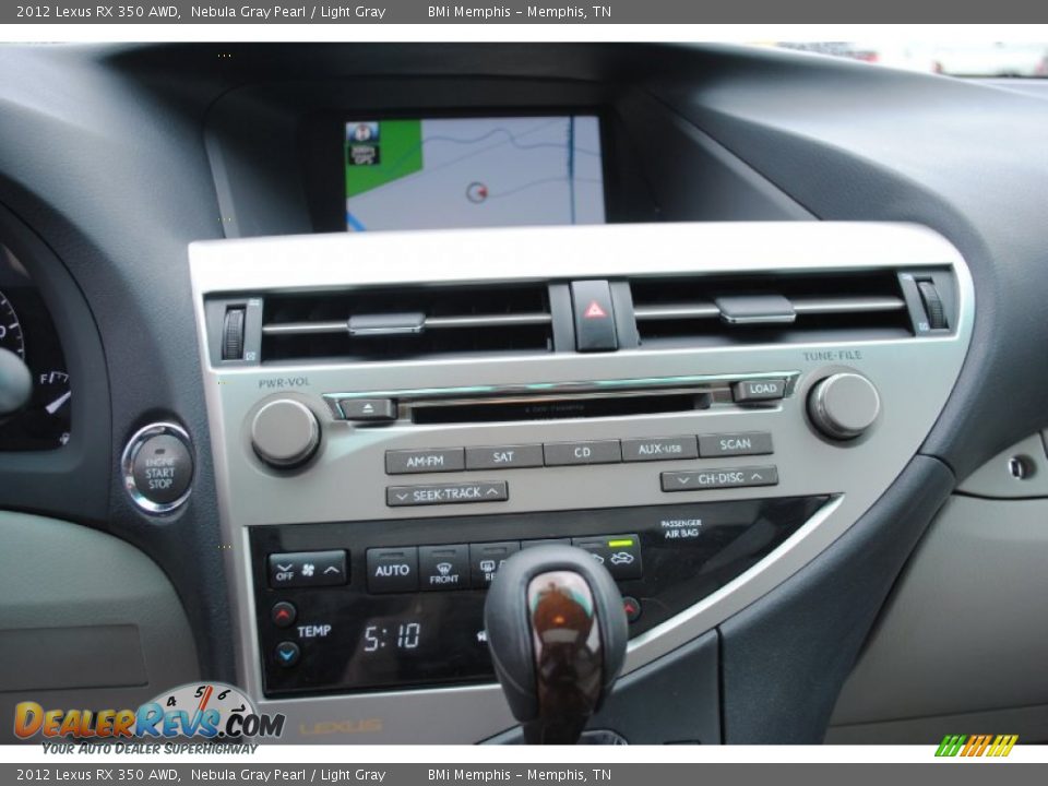 2012 Lexus RX 350 AWD Nebula Gray Pearl / Light Gray Photo #17