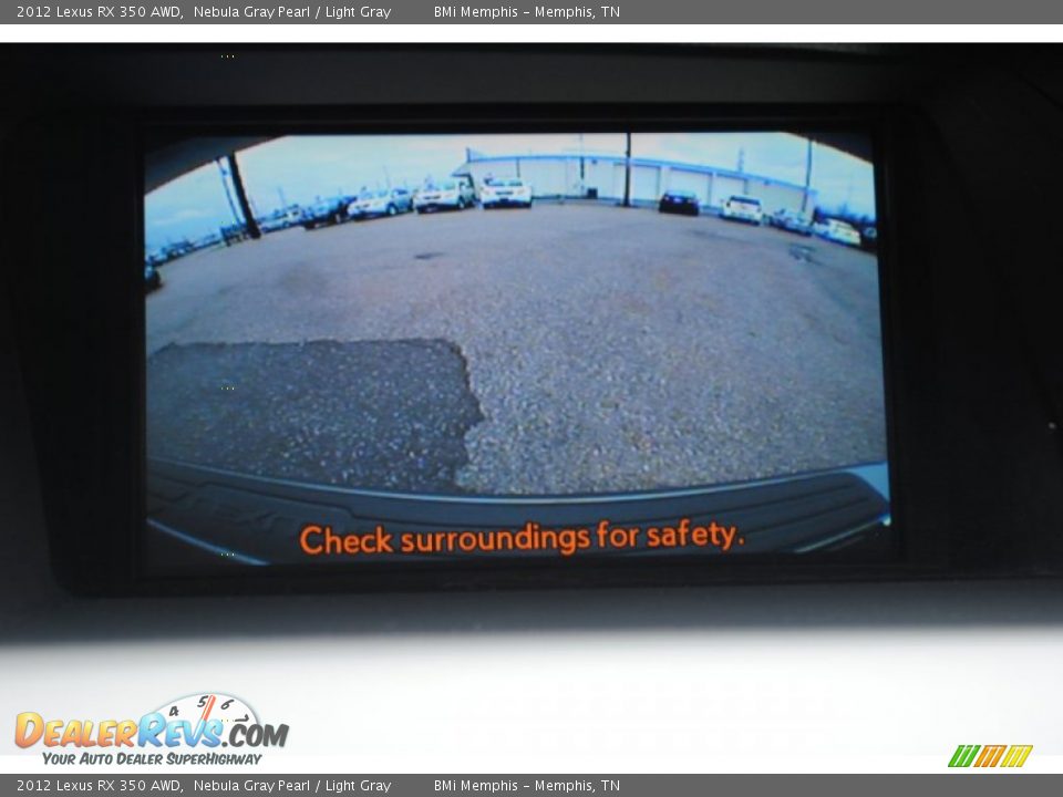 2012 Lexus RX 350 AWD Nebula Gray Pearl / Light Gray Photo #19