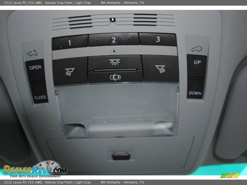 2012 Lexus RX 350 AWD Nebula Gray Pearl / Light Gray Photo #22
