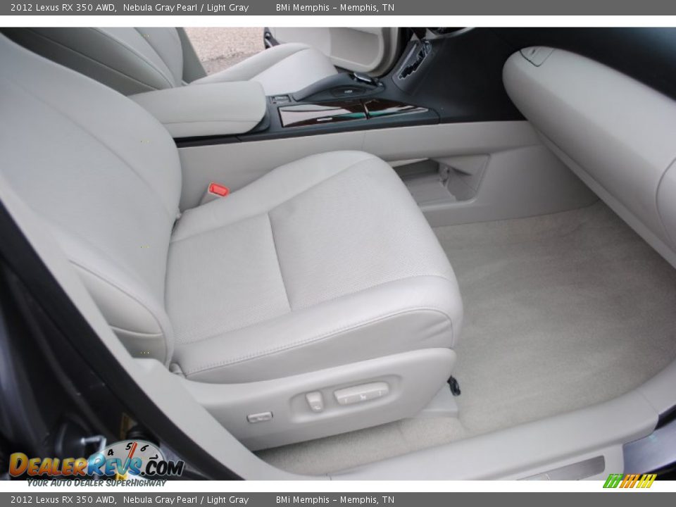 2012 Lexus RX 350 AWD Nebula Gray Pearl / Light Gray Photo #30