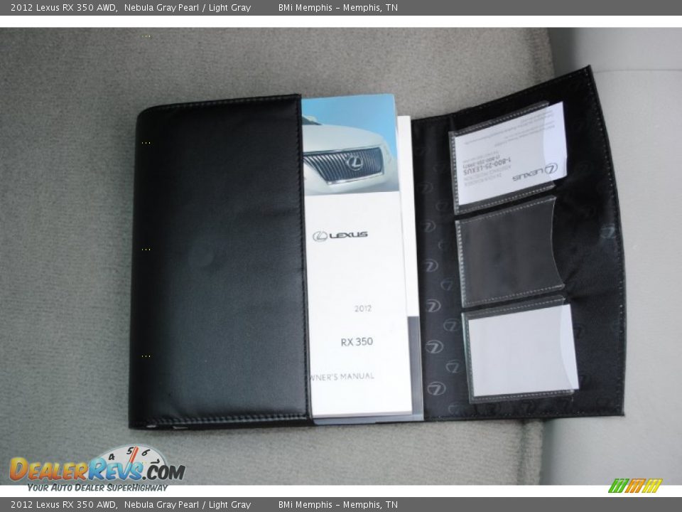 2012 Lexus RX 350 AWD Nebula Gray Pearl / Light Gray Photo #31