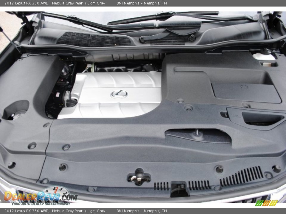 2012 Lexus RX 350 AWD Nebula Gray Pearl / Light Gray Photo #32