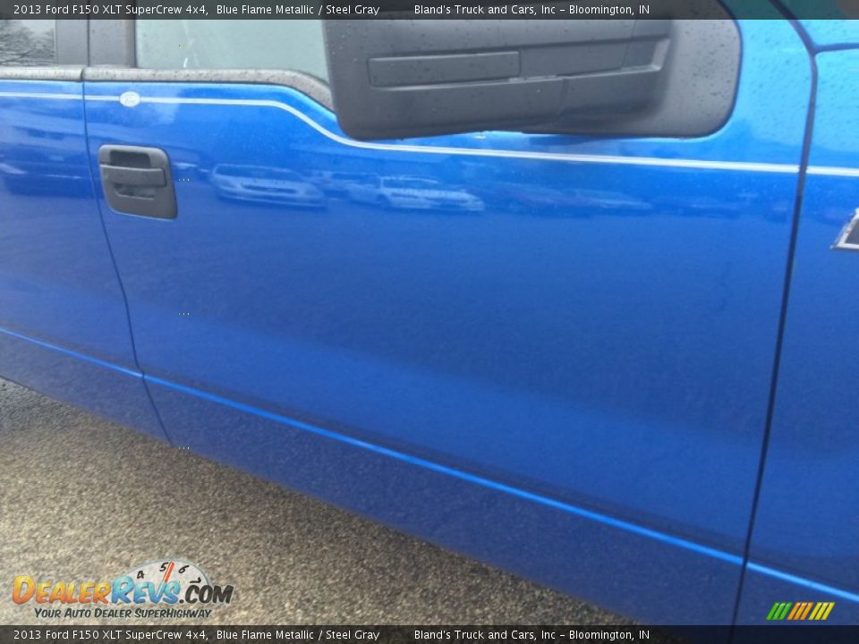 2013 Ford F150 XLT SuperCrew 4x4 Blue Flame Metallic / Steel Gray Photo #24