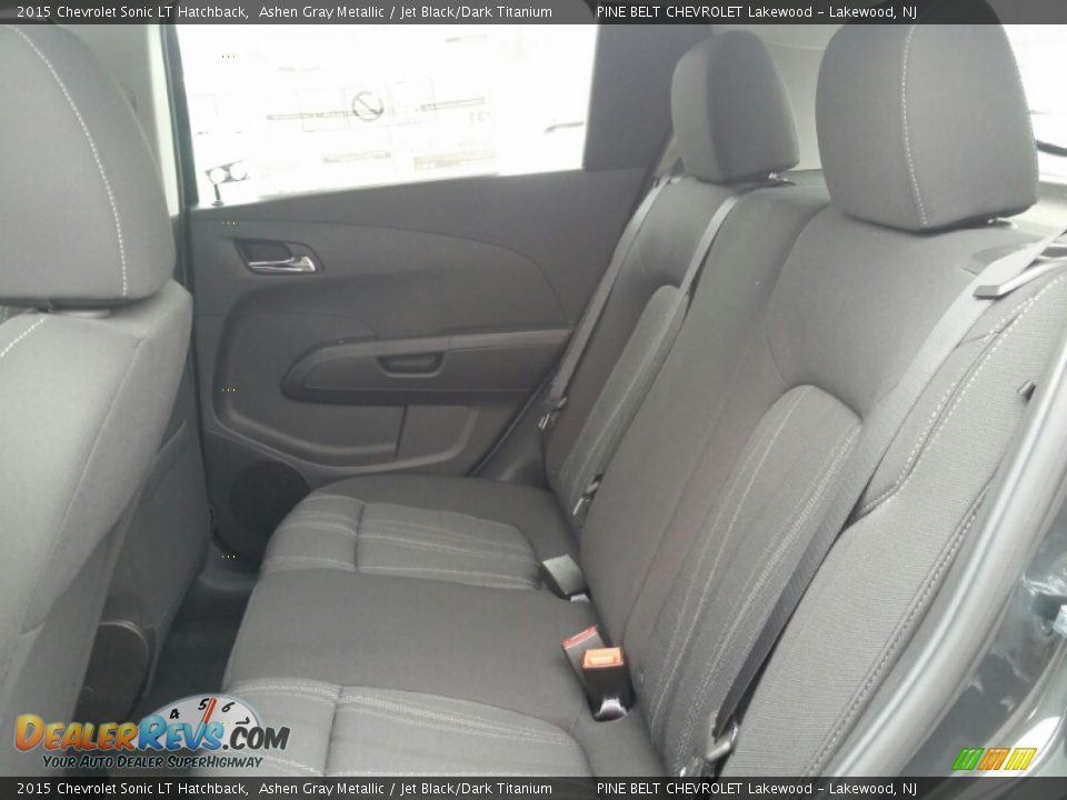 2015 Chevrolet Sonic LT Hatchback Ashen Gray Metallic / Jet Black/Dark Titanium Photo #6